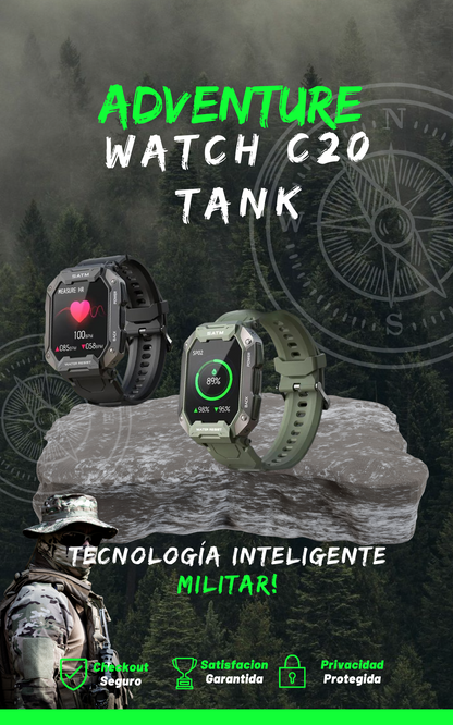 Reloj con grado militar  C20 Tank